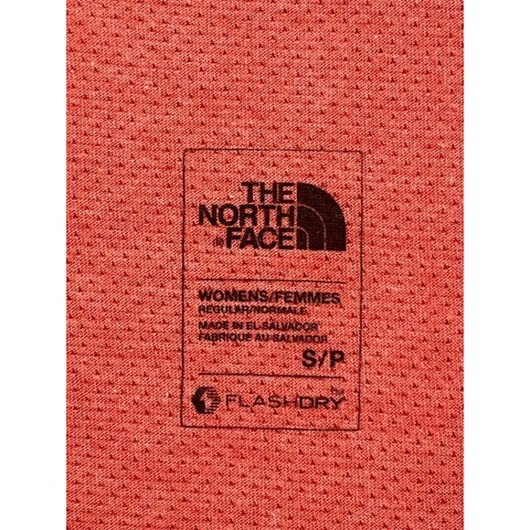 The North Face Women Sz S FlashDry Shirt Short Sleeve Diamond Lightweight Active - Picture 7 of 9